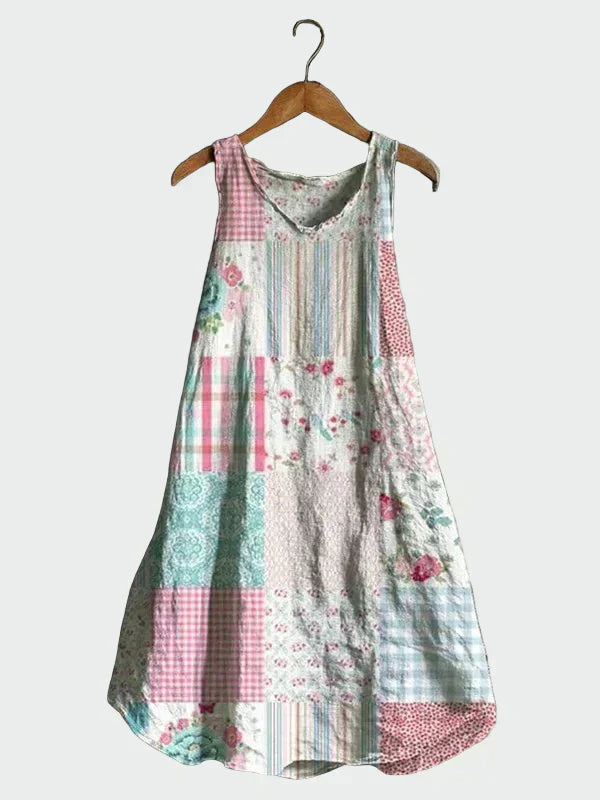 Robe à Imprimé Pastel