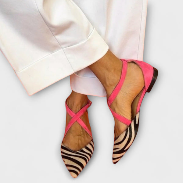 Ballerines avec Motif Zebra