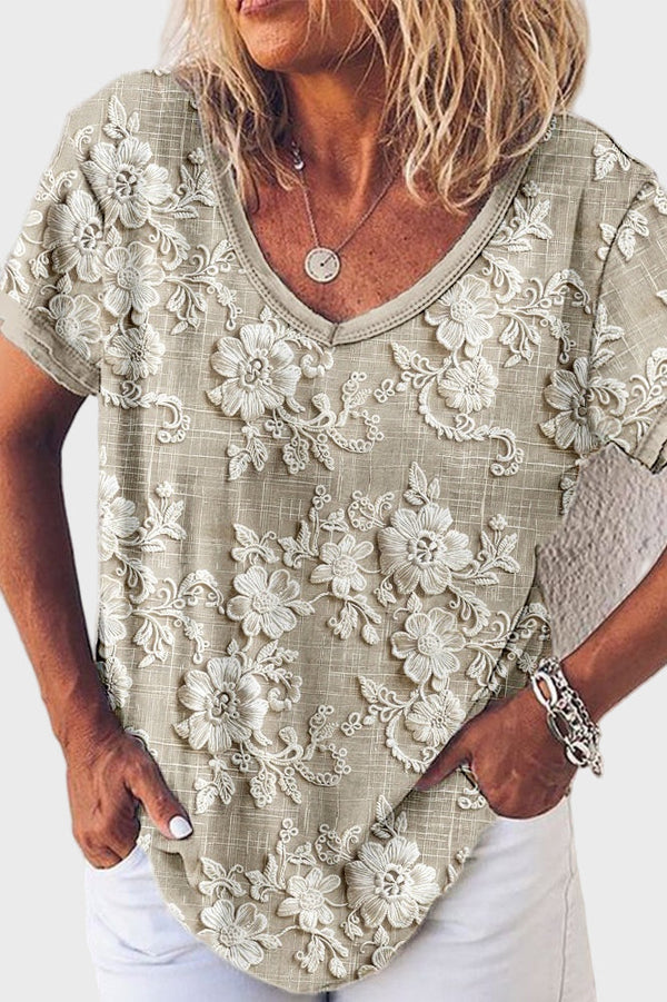 Blouse Décolleté au Coucher de Soleil