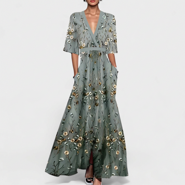 Rute - Robe maxi florale élégante