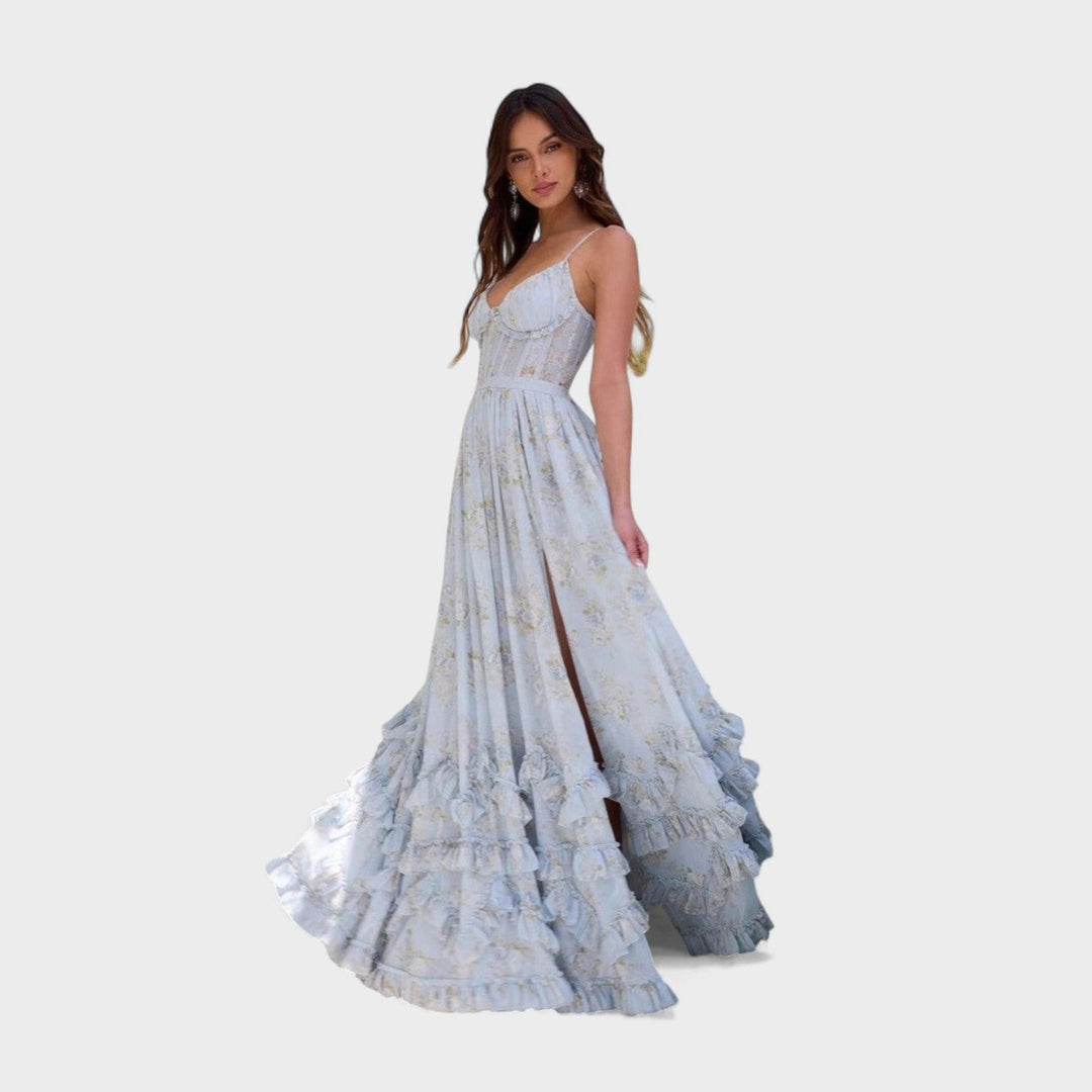 Florence - Robe longue bohème fente