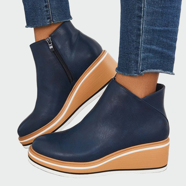 Botins orthopédiques en cuir