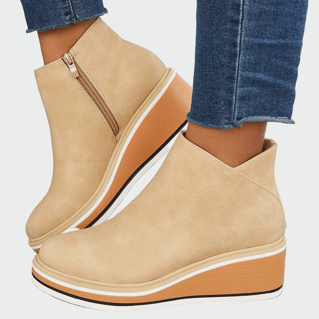 Botins orthopédiques en cuir