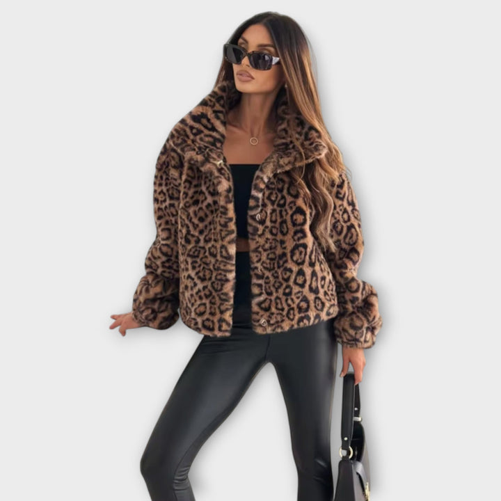 Leonor - Veste en Léopard