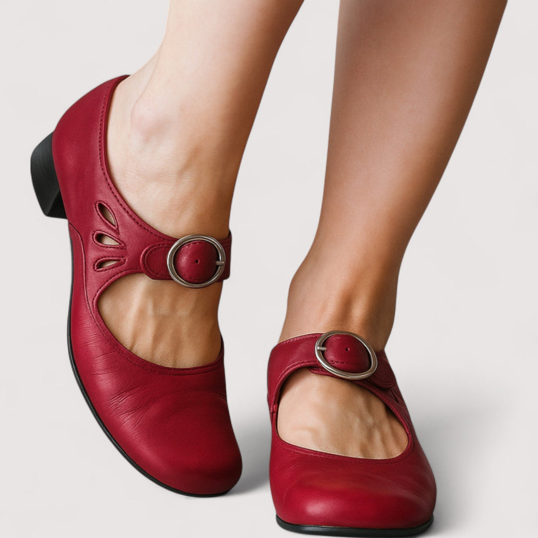 Clara - Escarpin Élégant en Cuir Synthétique
