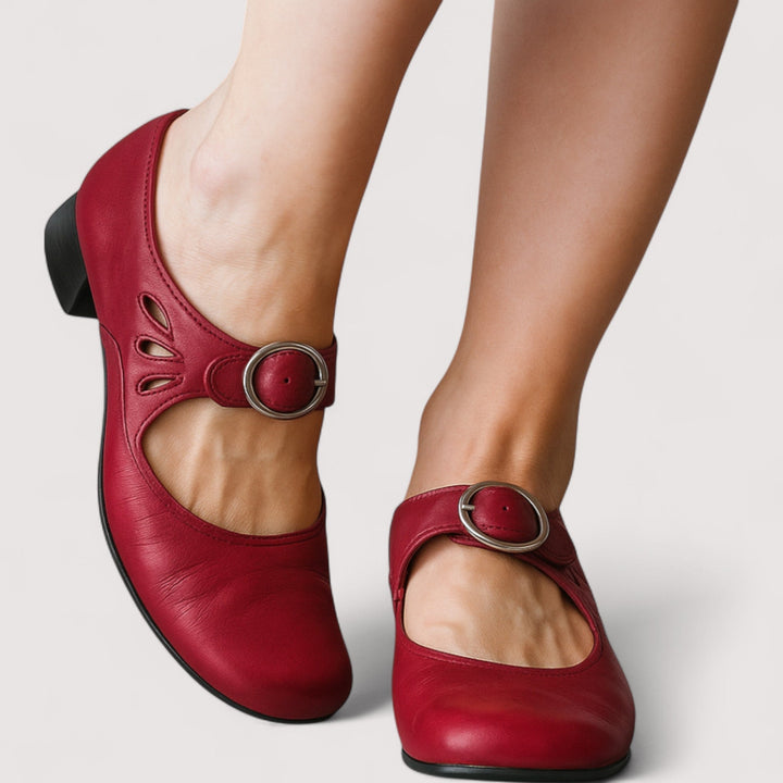 Clara - Escarpin Élégant en Cuir Synthétique