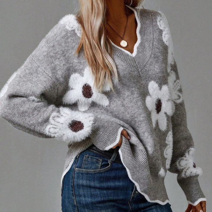 Belinha - Pull Élégant Floral