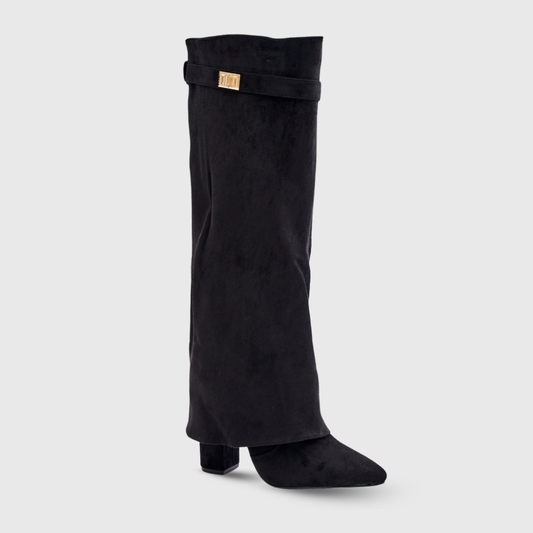 Bottes Hautes au Design Élégant