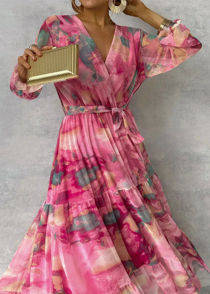 Luísa - Robe Fleurie Enveloppante
