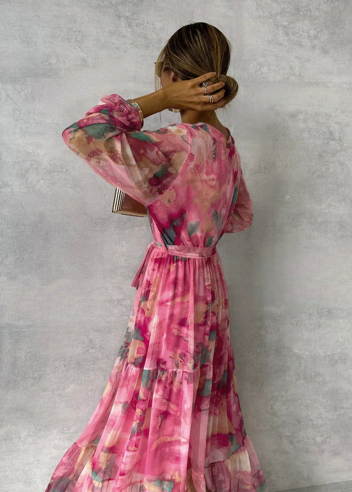 Luísa - Robe Fleurie Enveloppante
