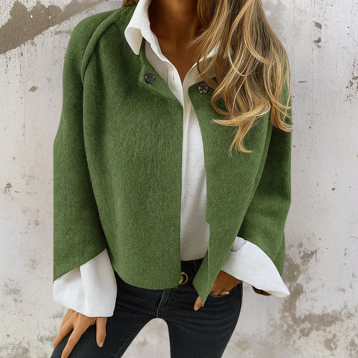 Judite - Manteau Court Élégant et Chaud