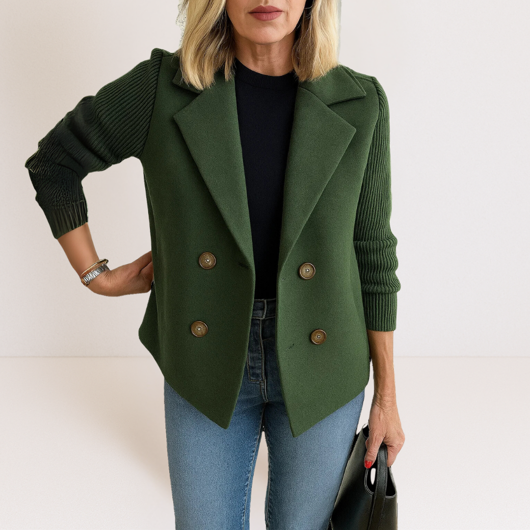 Marta - Manteau Élégant avec Maille