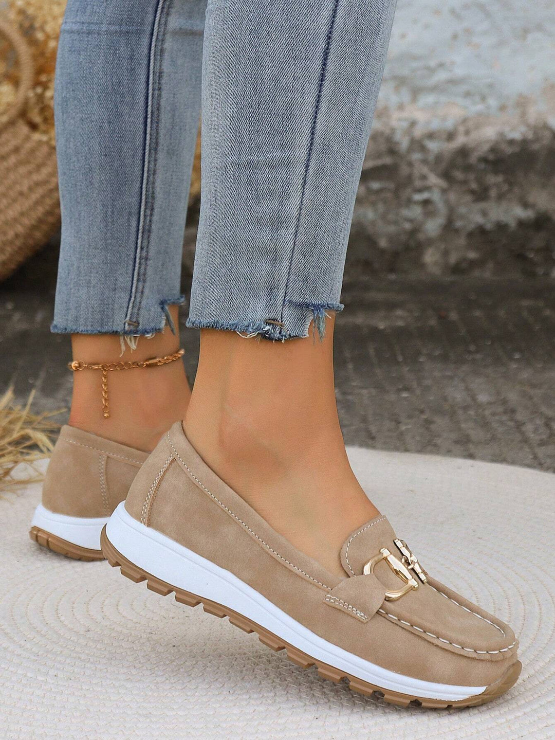 Eli - Chaussures Plates avec Boucle