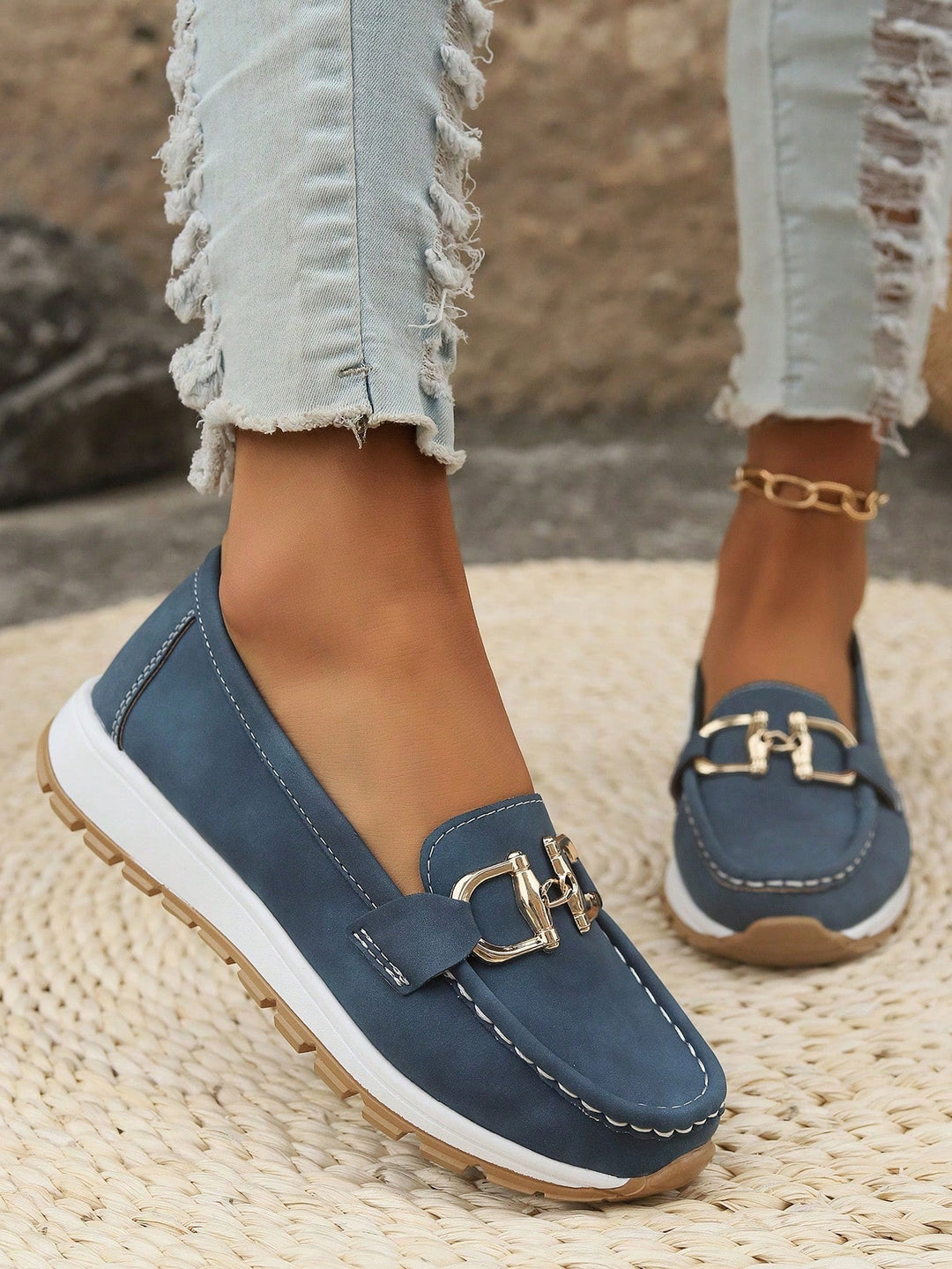 Eli - Chaussures Plates avec Boucle