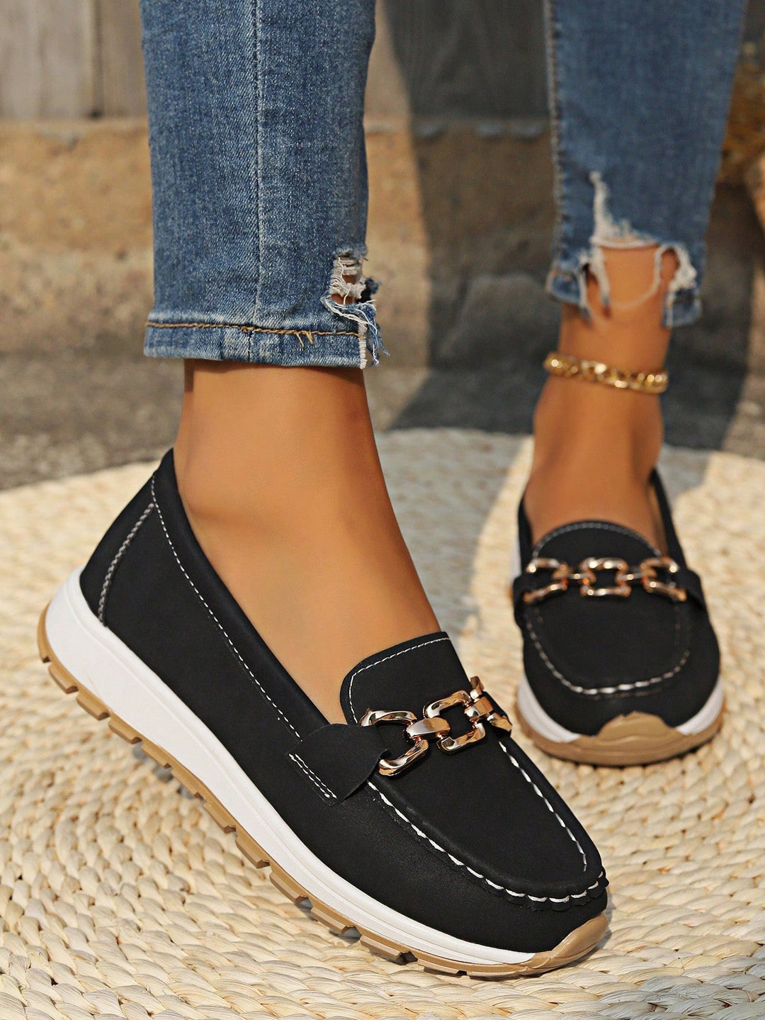 Eli - Chaussures Plates avec Boucle