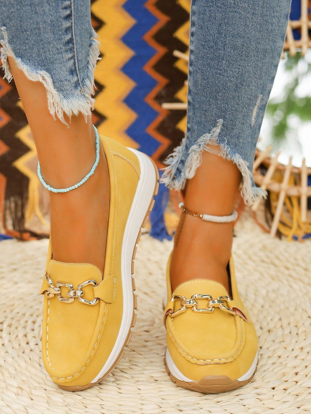 Eli - Chaussures Plates avec Boucle