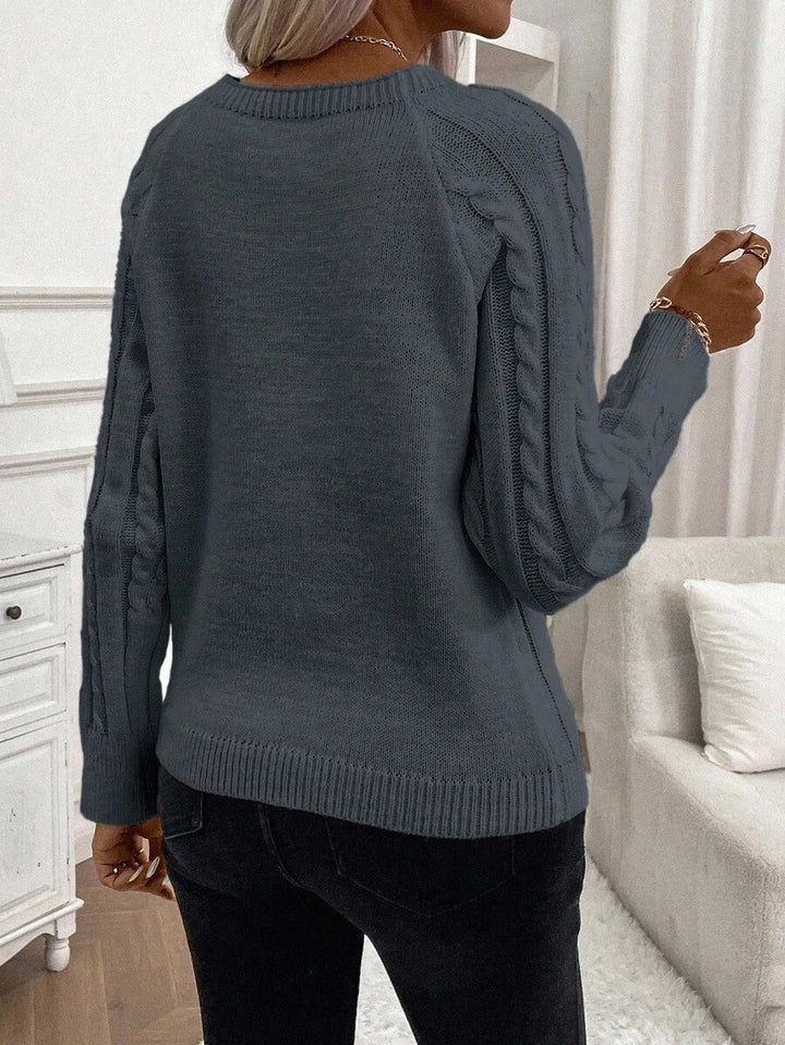 Francisca - Pull en Maille avec Boutons
