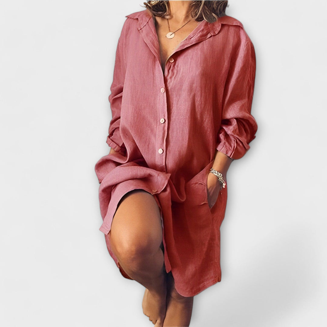 Clara - Blouse décontractée en lin