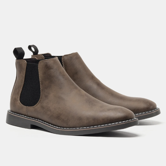 Dinis - Bottines Chelsea en Cuir