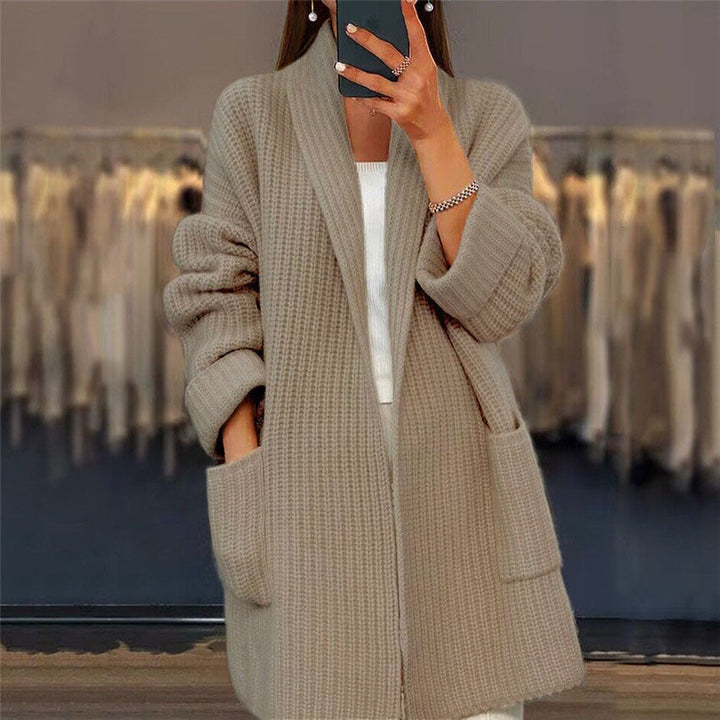 Teresa - Cardigan en Maille avec Poches