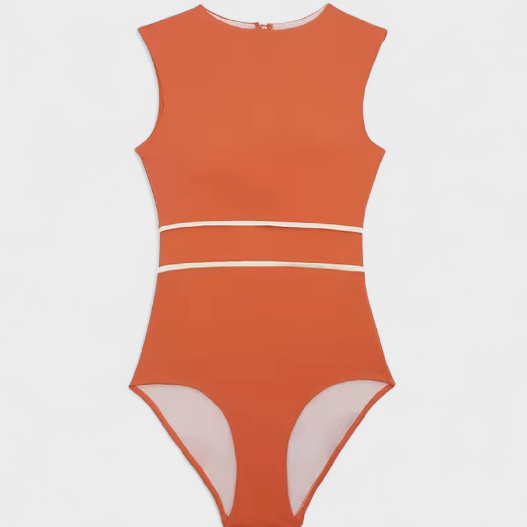 Laura - Maillot de Bain Chic à Taille Cintrée