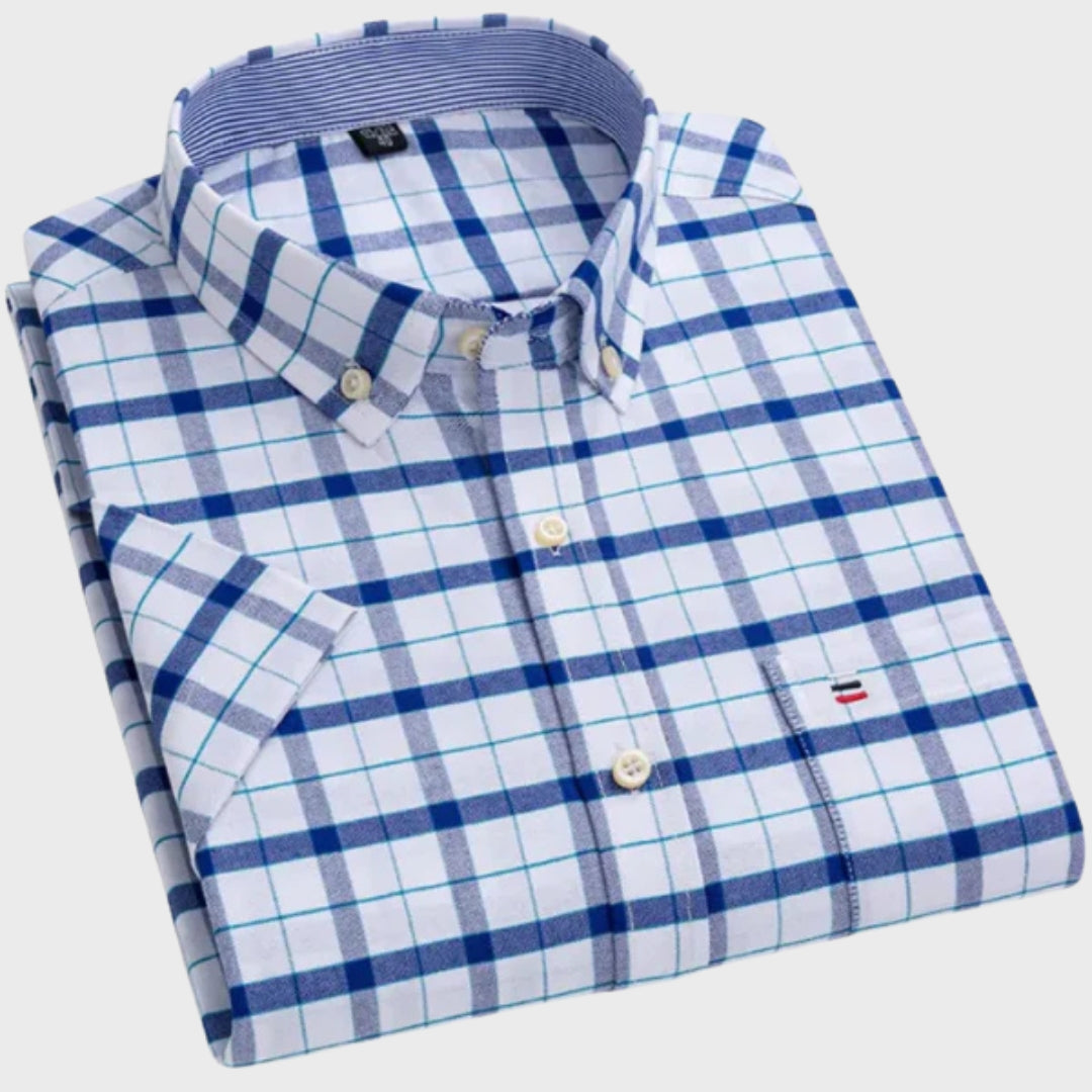 Mateus - Chemise Classique en Coton à Motif