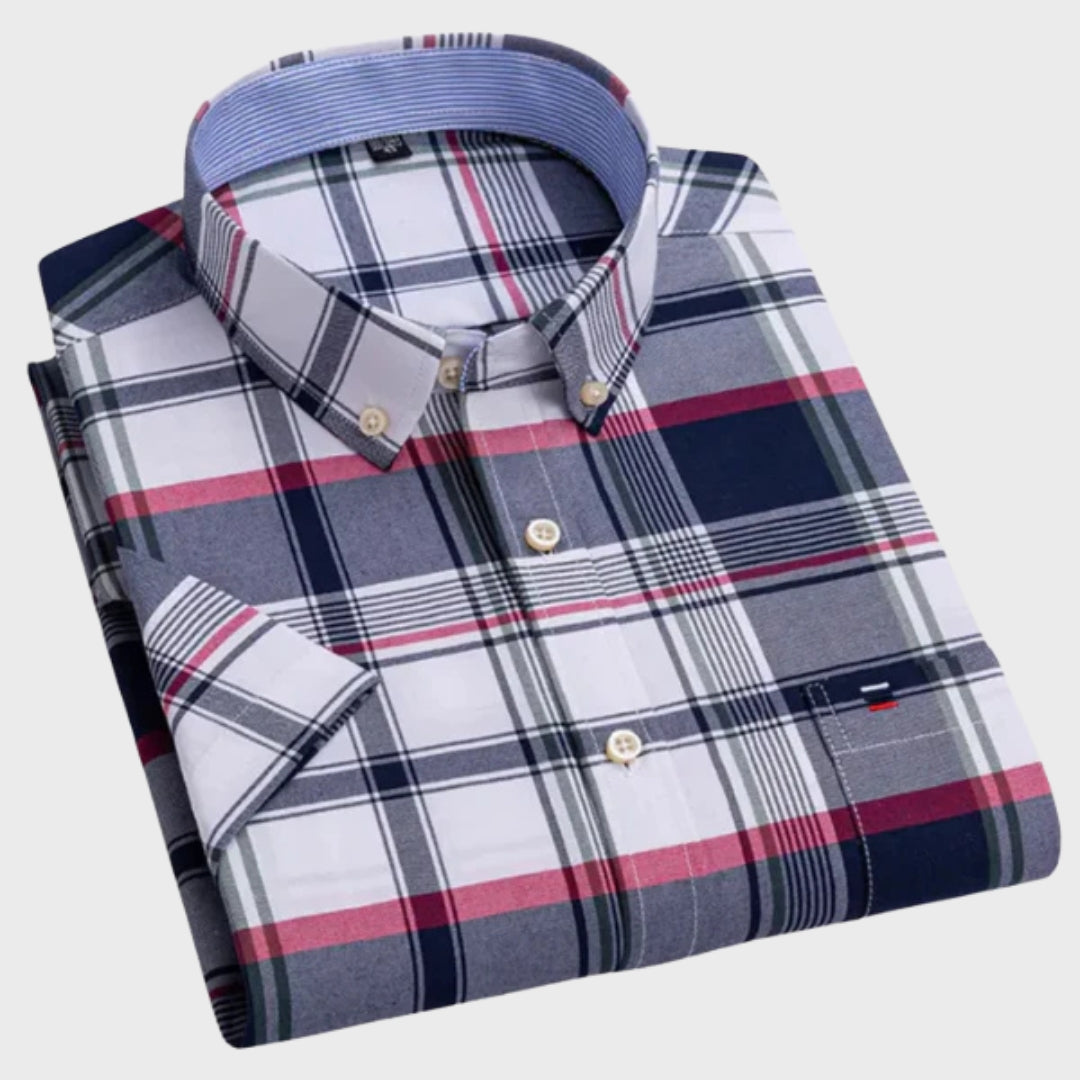 Mateus - Chemise Classique en Coton à Motif