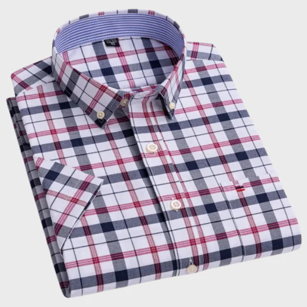 Mateus - Chemise Classique en Coton à Motif