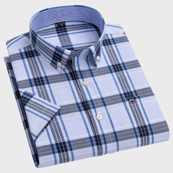 Mateus - Chemise Classique en Coton à Motif
