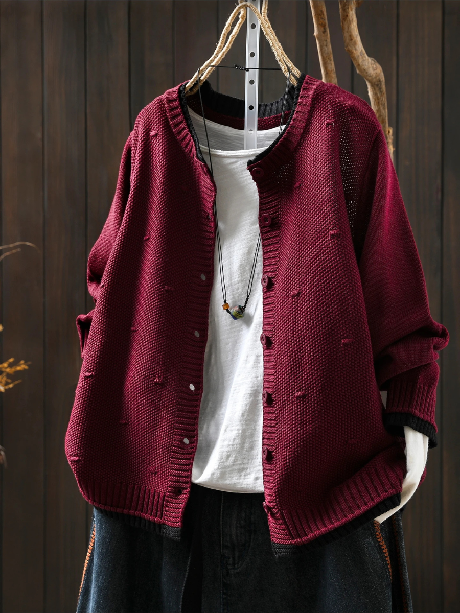 Isadora - Cardigan Texturé