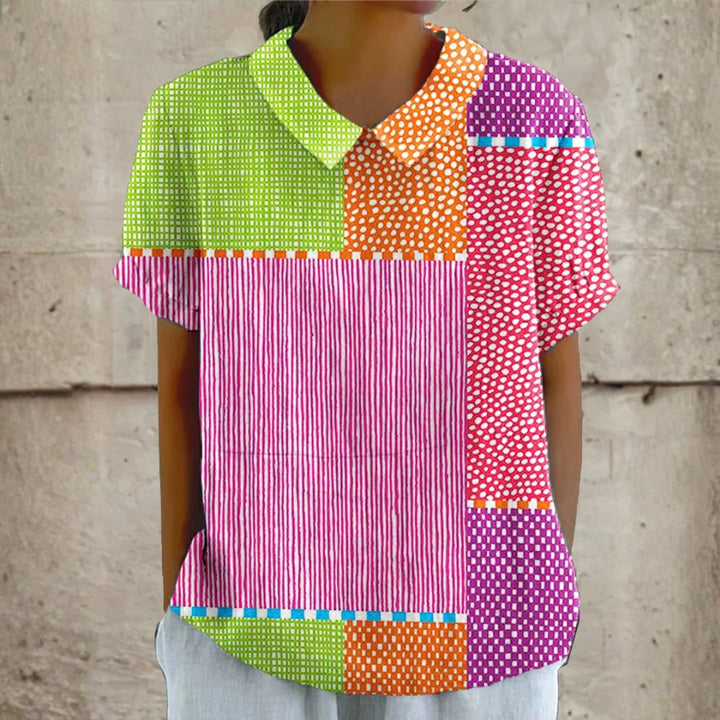Zara - Chemise Colorée en Patchwork