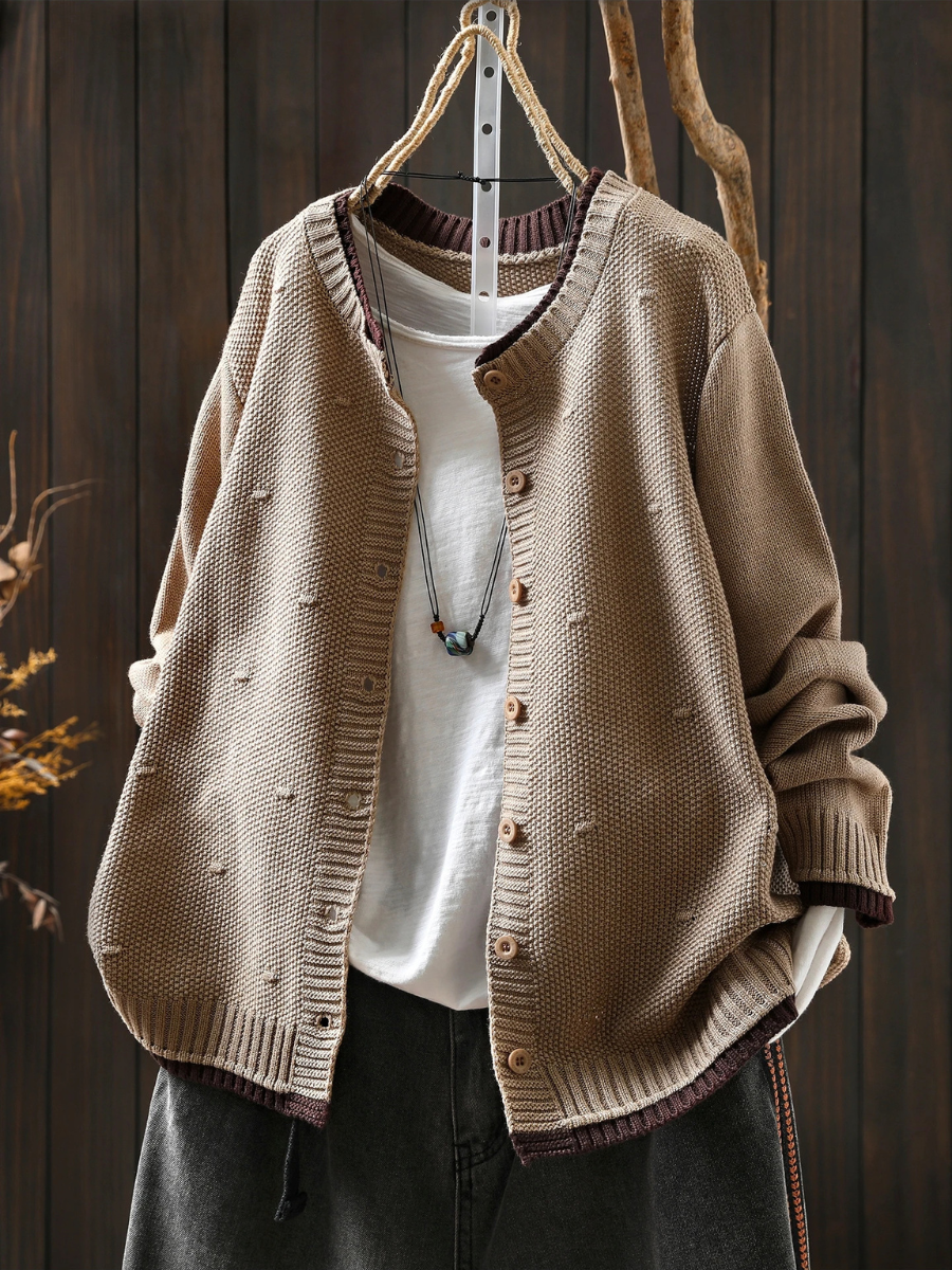 Isadora - Cardigan Texturé