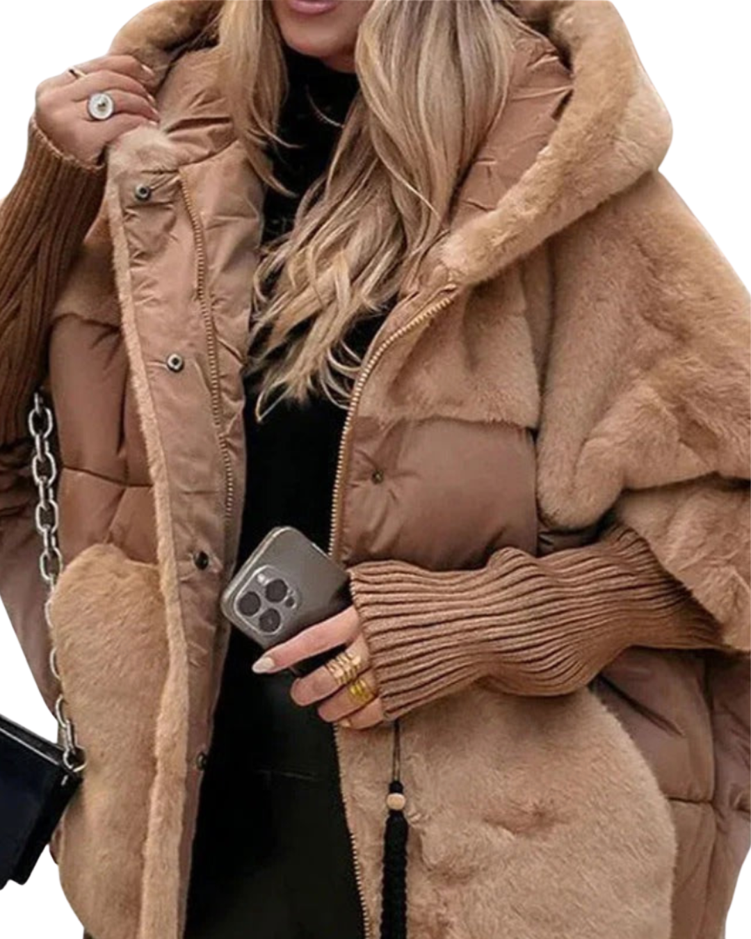 Dominique - Veste Matelassée avec Capuche