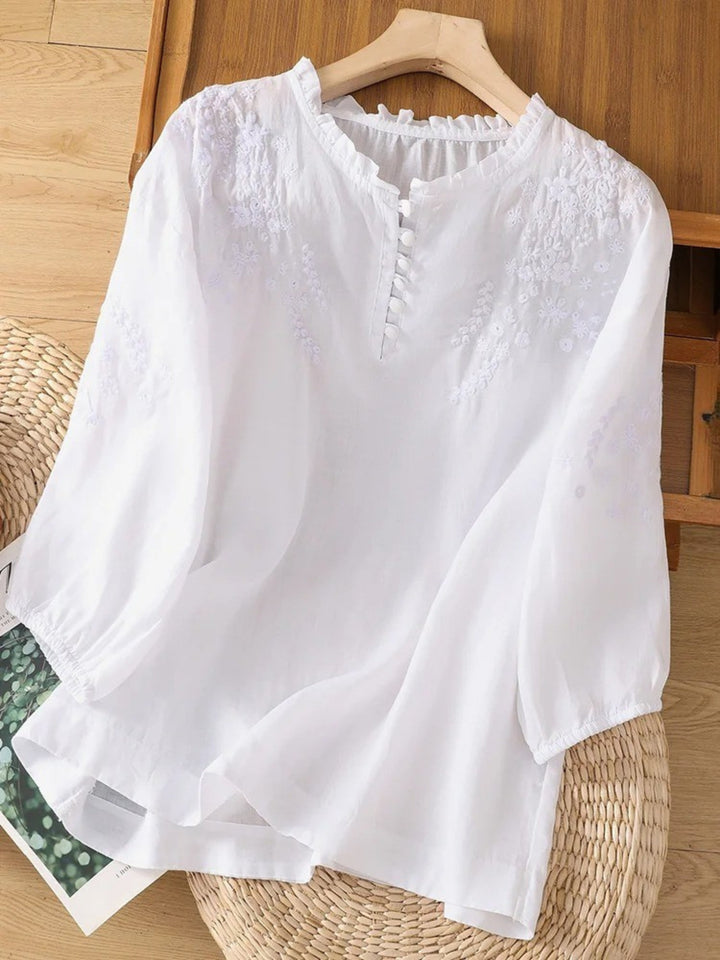 Cassiana - Blouse en Coton et Lin