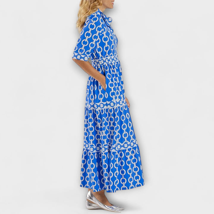Sofia - Robe Midi avec Chaînes