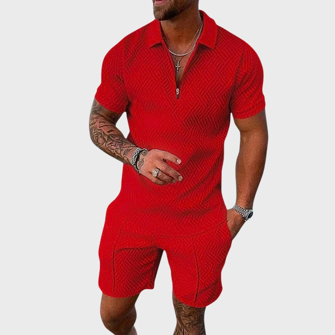 André - Ensemble de Chemise Polo et Shorts