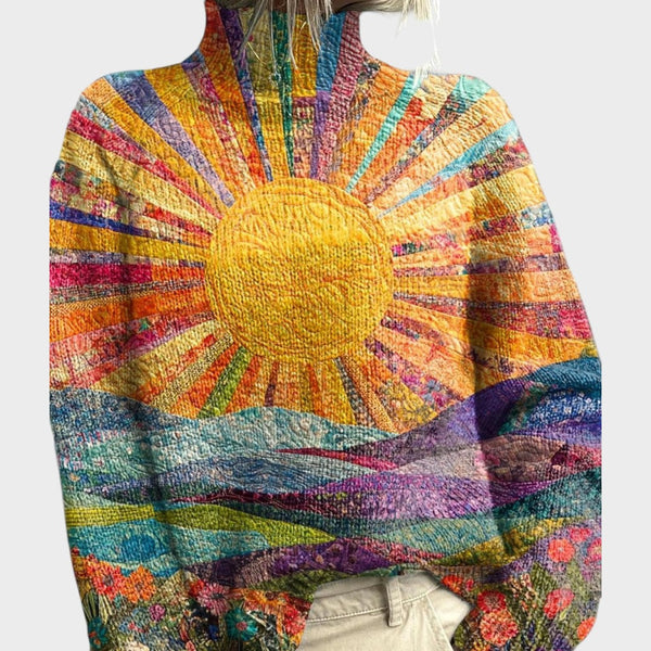 Cláudia - Pull en Maille Artistique