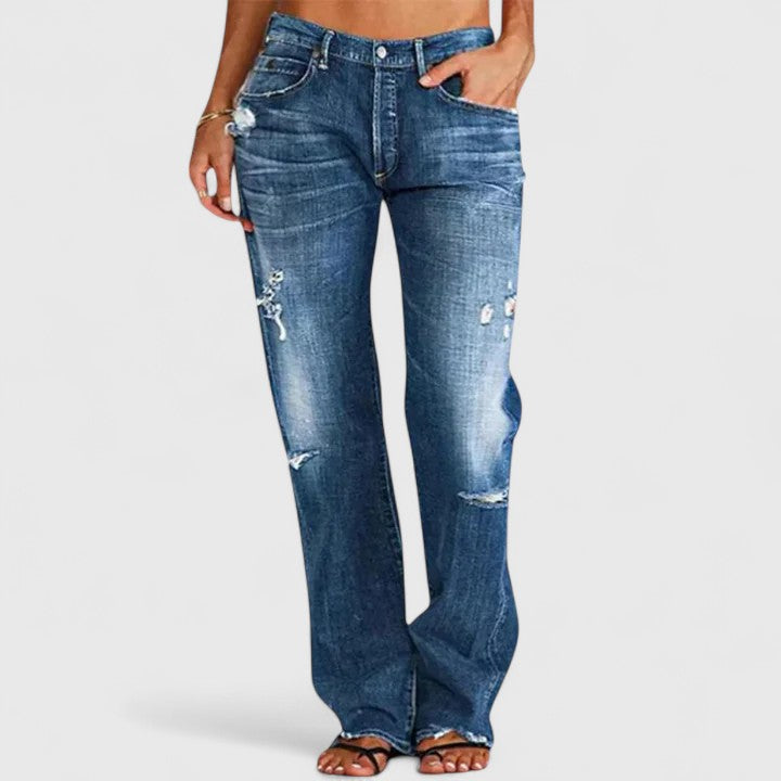 Liliana - Pantalons en Jean de Style Élégant