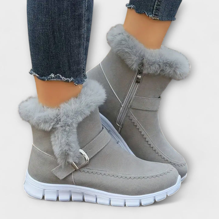 Anabela - Bottes de cheville chaudes et doublées