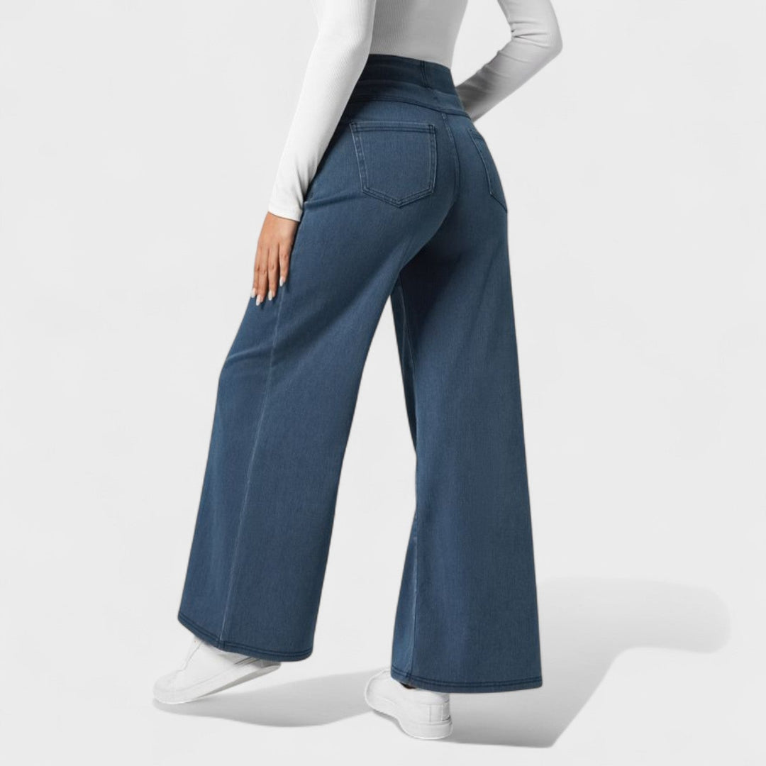 Irene - Pantalons en jean à coupe large