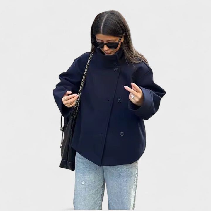 Elise - Manteau Court Luxueux