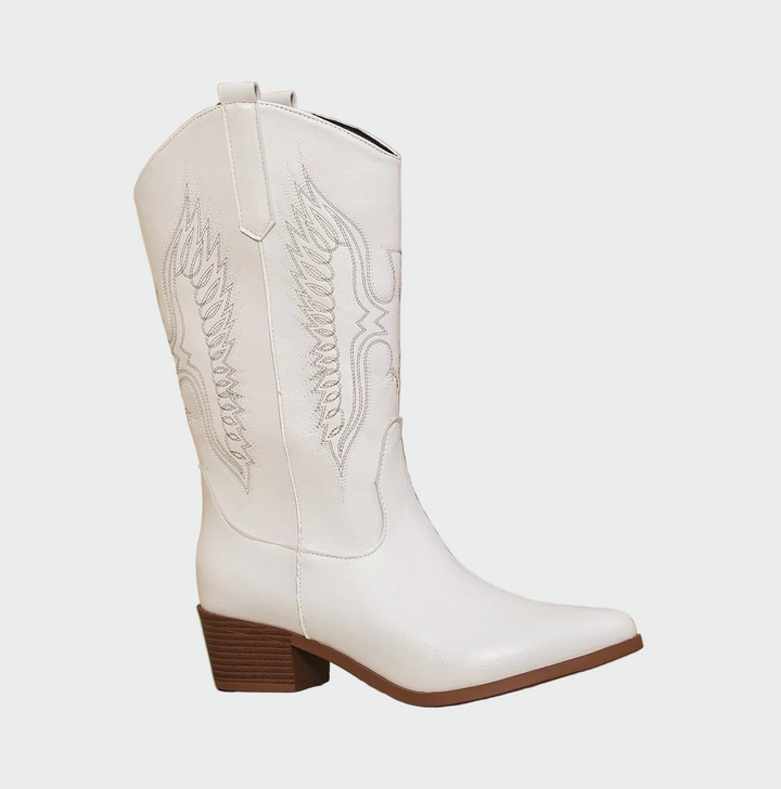 Bottes de cowboy occidentales en cuir