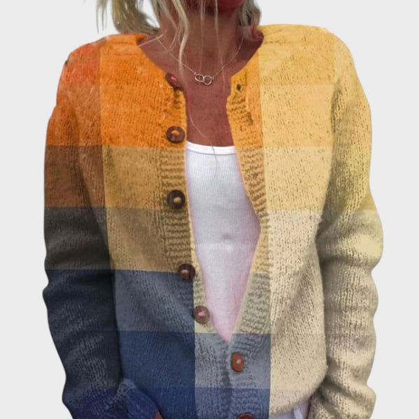 Beatriz - Cardigan Floral d'Automne