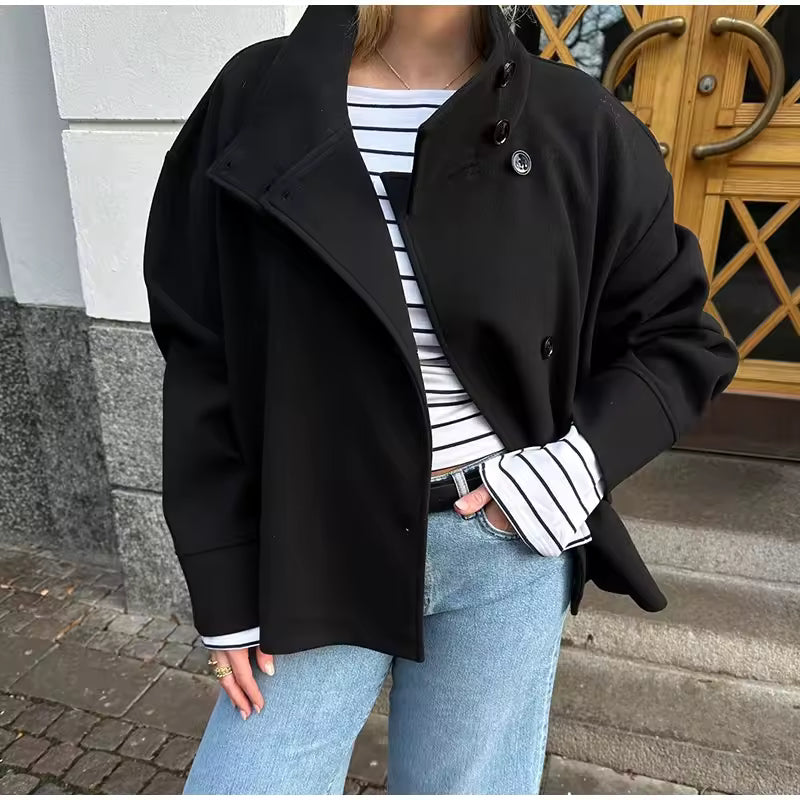 Elise - Manteau Court Luxueux