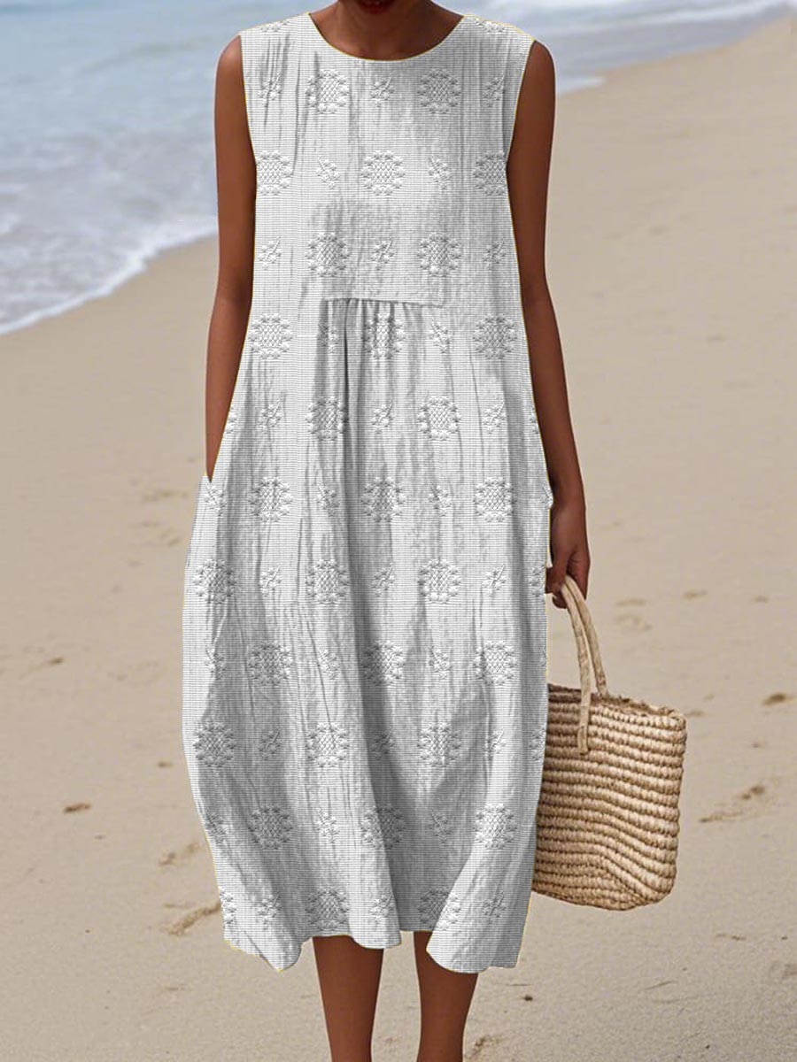 Franca - Robe en coton sans manches