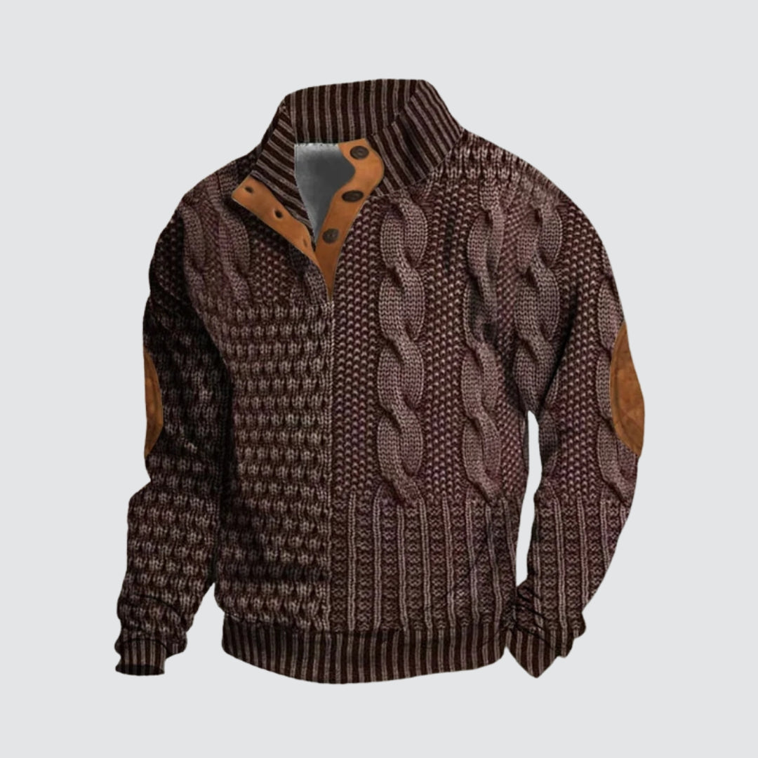 Rui - Pull Élégant avec Motif