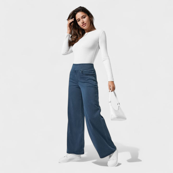 Irene - Pantalons en jean à coupe large
