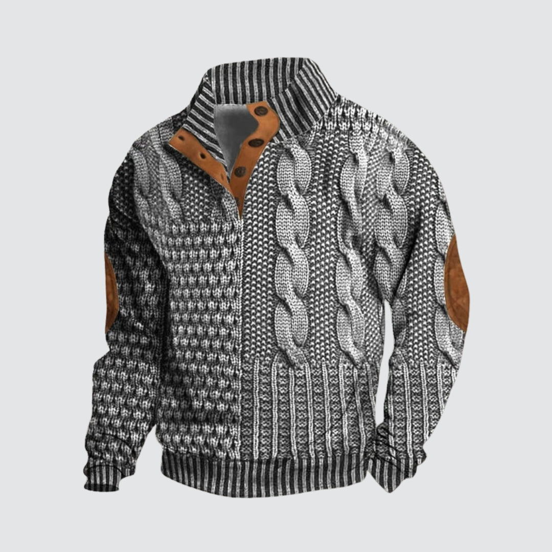 Rui - Pull Élégant avec Motif
