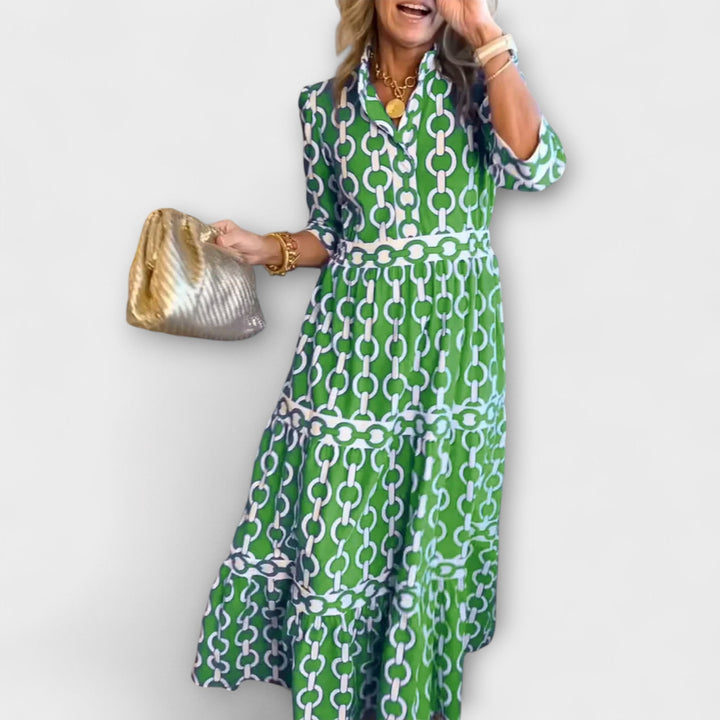 Sofia - Robe Midi avec Chaînes