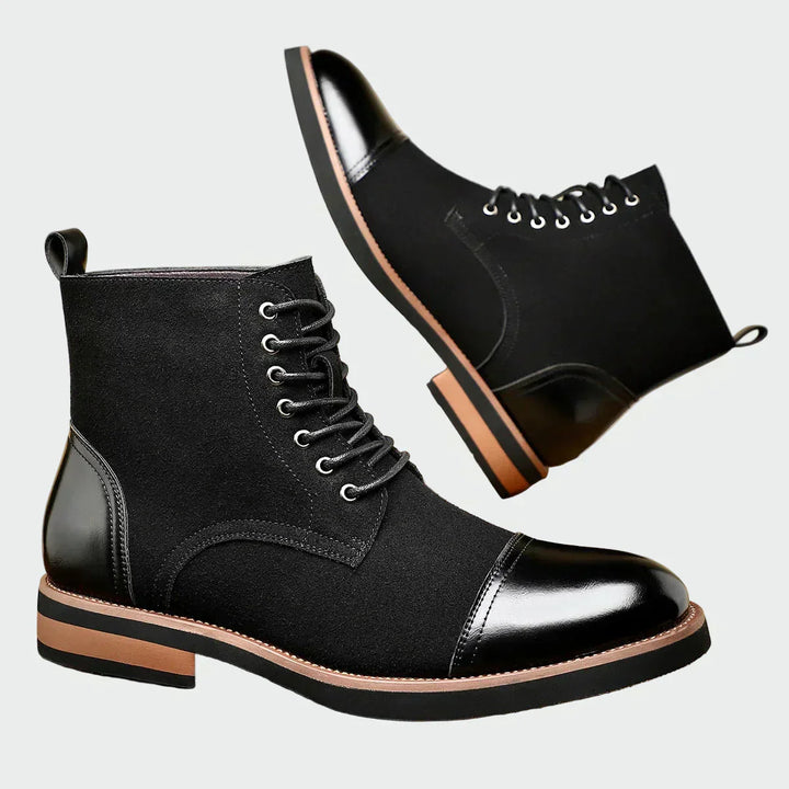Bottines en cuir Oxford
